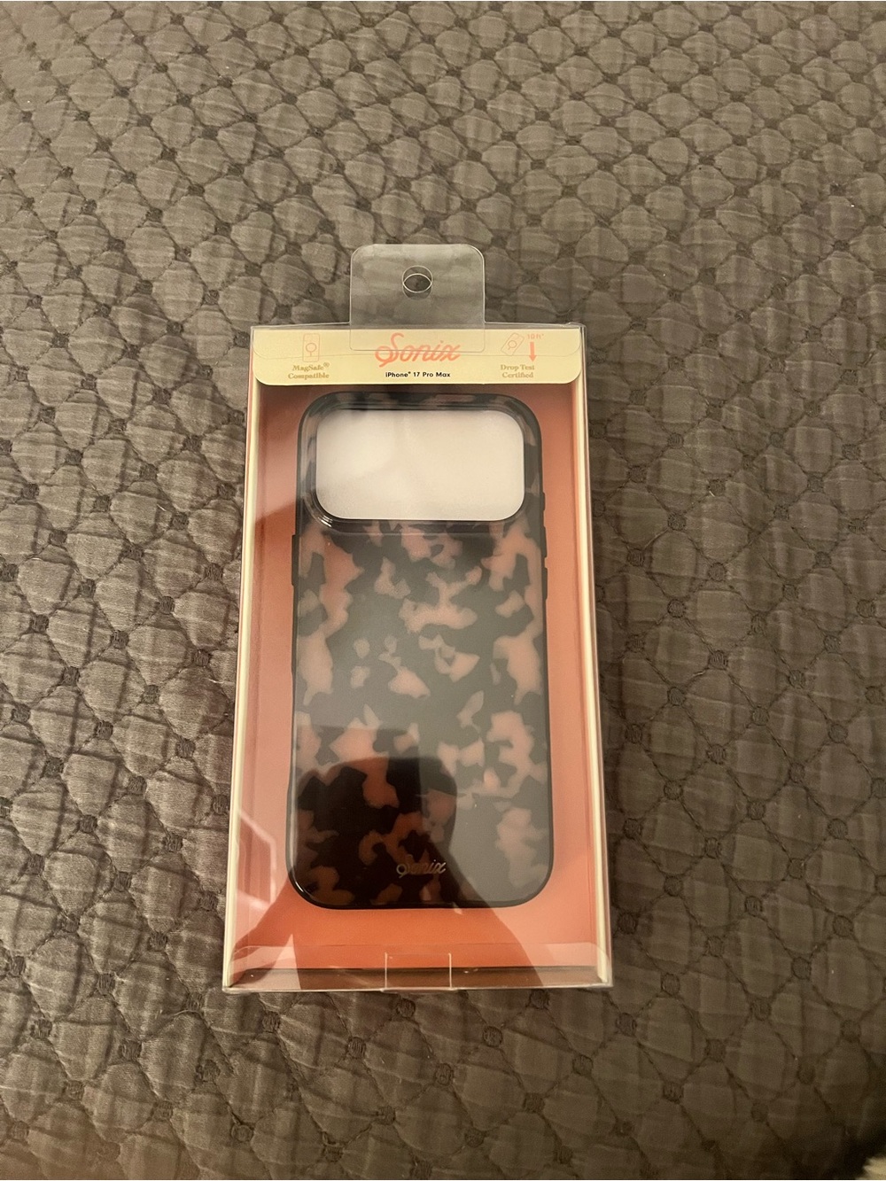 Sonix Pink Tortoiseshell iPhone 17 Pro Max Case (Brown/Black)